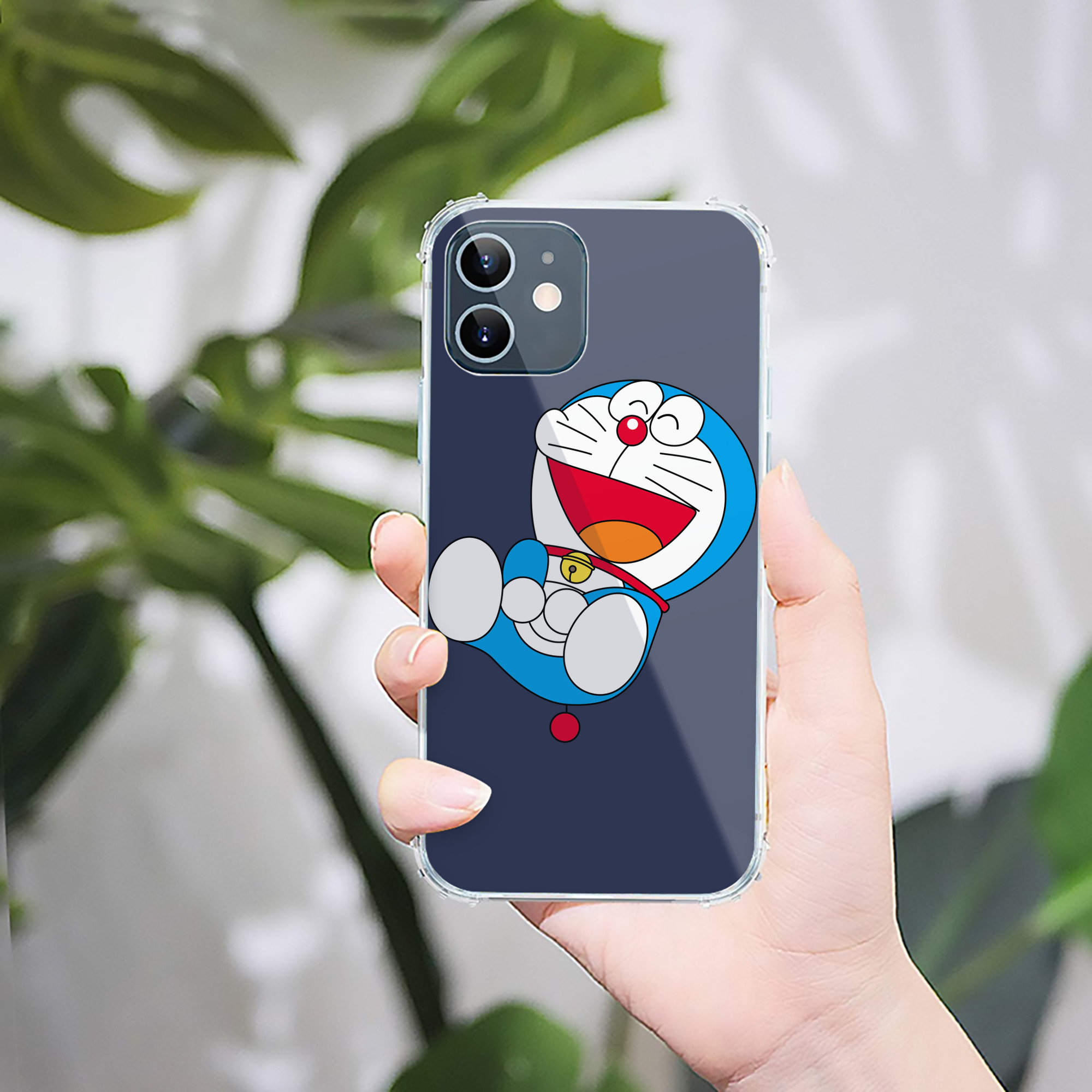 （画像用） ドラえもん Doraemon 【iPhone 12シリーズ対応】透明スマホケース（クリアソフトケース）